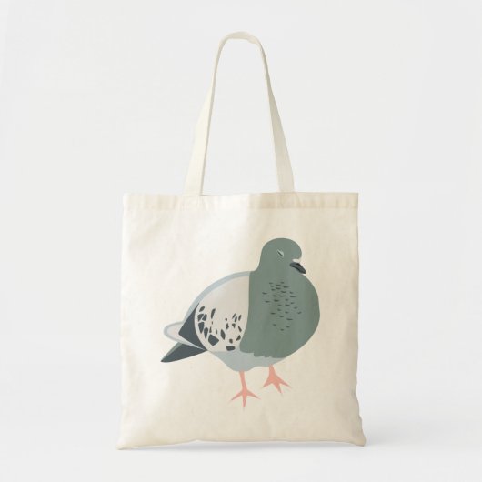 Sleepy Pigeon Canvas tas (Voorkant)