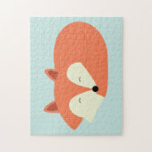 Sleepy Red Fox Legpuzzel (Verticaal)