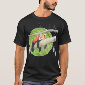 Sleepy Red Panda T-shirt