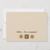 Sleepy Safari Animaux Baby shower Invitation (Dos)