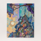 Sleepy Seaside Town Legpuzzel (Verticaal)