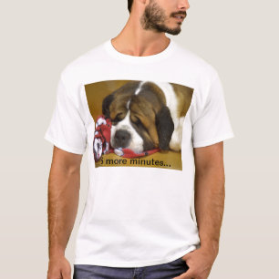 Sleepy St Bernard T-shirt