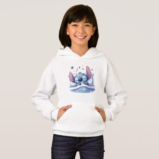 Sleepy Stitch Hoodie for Kids (Devant entier)
