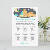 Sleepy teddy beer Wat zit er in je handtas? (Staand voorkant)