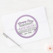 Sleepy Time Bath Salt Labels Custom (Envelop)