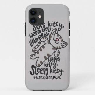 SleepyKittySongCase iPhone 11 Hoesje