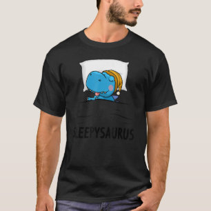 Sleepysaurus nigh Dinosaur Dino Rex nachtgown Slee T-shirt