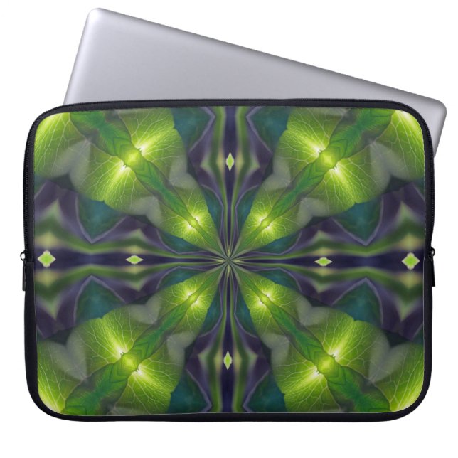 Sleeve Groene Synergy Fractal Computer (Voorkant)