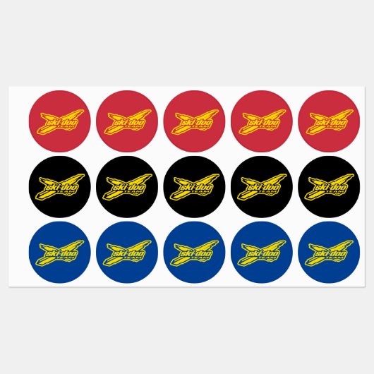 Sleevetee snowmobiel labels (Vel)