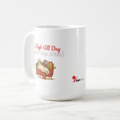 Sleigh All Day and Nap After Funny Christmas Koffiemok (Voorkant links)