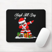 Sleigh All Day Dabbing Santa Funny Christmas Xmas Muismat (Met muis)