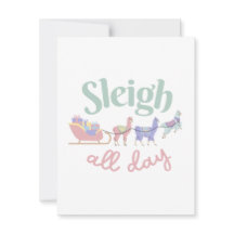Sleigh All Day | Mooie Pastel-Kleurige Llama's