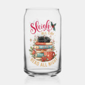 Sleigh All Day Read All Night Blikvorm Glas (Achterkant)