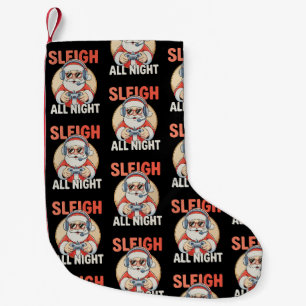 Sleigh All Night Sinterklaas Gamer Videospellen Ke Kleine Kerstsok