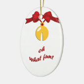 Sleigh Bell Amusants Ornement de Noël (Gauche)