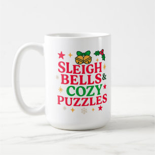 Sleigh Bells & Cozy Puzzles Kerstcadeau Koffiemok