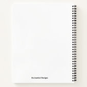 Sleigh Bells en suiker Notitieboek (Achterkant)