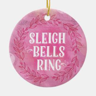 Sleigh Bells Ring - Roze Ornament