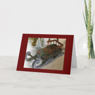 **SLEIGH DE OUDE VERMOGEN** BIJ CHRISTMAS KAART