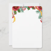 Sleigh Girl Sleigh Holiday Invitation de Noël (Dos)