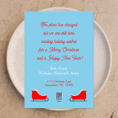 Sleigh Nouvelle adresse Holiday Moving Faire-part