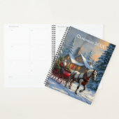 Sleigh Père Noël à cheval de Noël (Devant avec enveloppe)