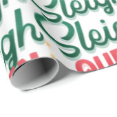 Sleigh Queen Sleigh kerst Cadeaupapier (Rol Hoek)