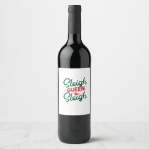 Sleigh queen Sleigh Wijn Etiket