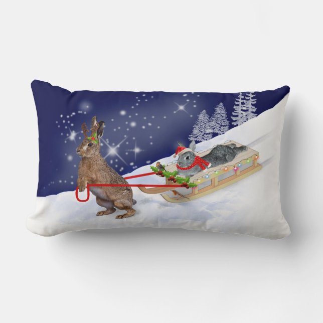 Sleigh Ride Accent Kussen (Voorkant)