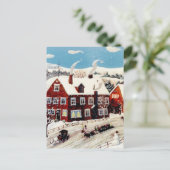 Sleigh Ride Briefkaart (Staand voorkant)