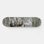 Sleigh Ride in het Snowy Forest Skateboard (Horizontaal)