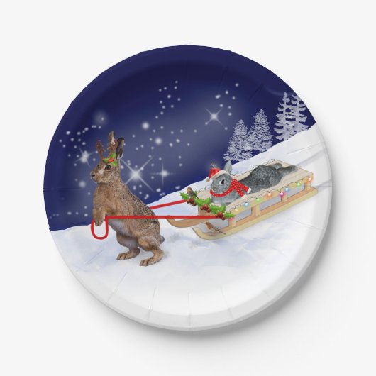 Sleigh Ride Paper Bord (Voorkant)