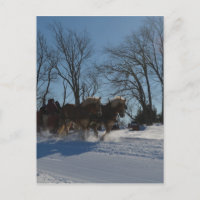 Sleigh ride Stowe Vermont