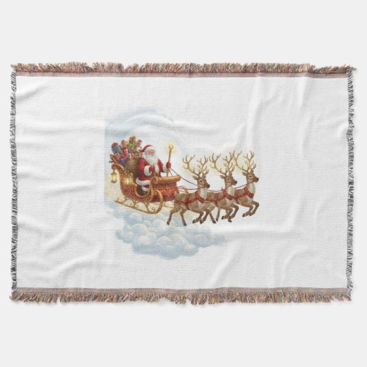 Sleigh Ride Through the Stars Deken (Voorkant)