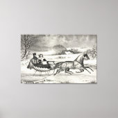 "Sleigh Ride" verpakt canvas print (Voorkant)