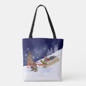 Sleigh Rond Tout Sur Le Sac D'Impression (Dos)