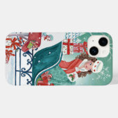 Sleigh Shopping de Noël fille Iphone 6 plus coque (Verso (horizontal))