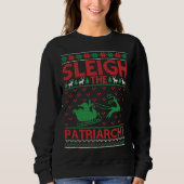 Sleigh The Patriarchy Feminist Christmas Trui (Voorkant)