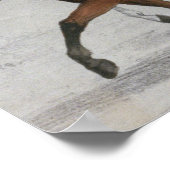 Sleigh van paard poster (Hoek)