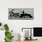 Sleigh van paard poster (Thuiskantoor)