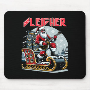 Sleigher Hail Santa Heavy Metal Kerst Rock Xma Muismat