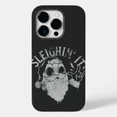 Sleighin It Grappige Santa Sleigh Kerstmis Case-Mate iPhone Case (Achterkant)