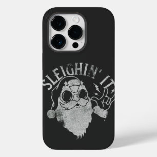Sleighin It Grappige Santa Sleigh Kerstmis Case-Mate iPhone 14 Pro Hoesje