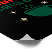Sleighin' It One Coffee At A Time _ Funny Christma Poster (Hoek)