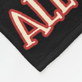 Sleighing alle noten Santa Christmas muziek Sant Fleece Deken (Hoek)