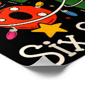 Sleighing Six Seven 67 Meme Christmas Gen Z Alpha Poster (Hoek)