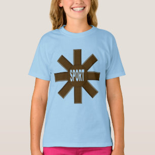 SLEIL CHOCOLAT-Blauwe T-shirt