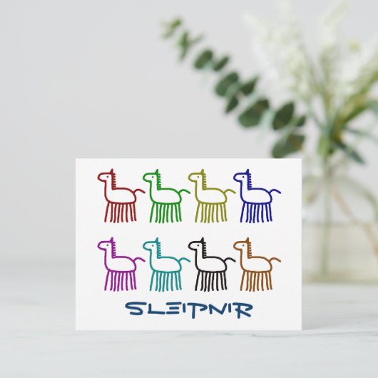 sleipnir8 briefkaart (Staand voorkant)