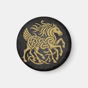 Sleipnir Achtbenige Paard Noorse Mythologie Ontwer Magneet