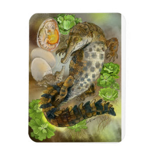 Slender Snouted Crocodile Magneet